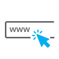 www with mouse icon